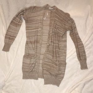 Sand colored Cardigan with Pockets